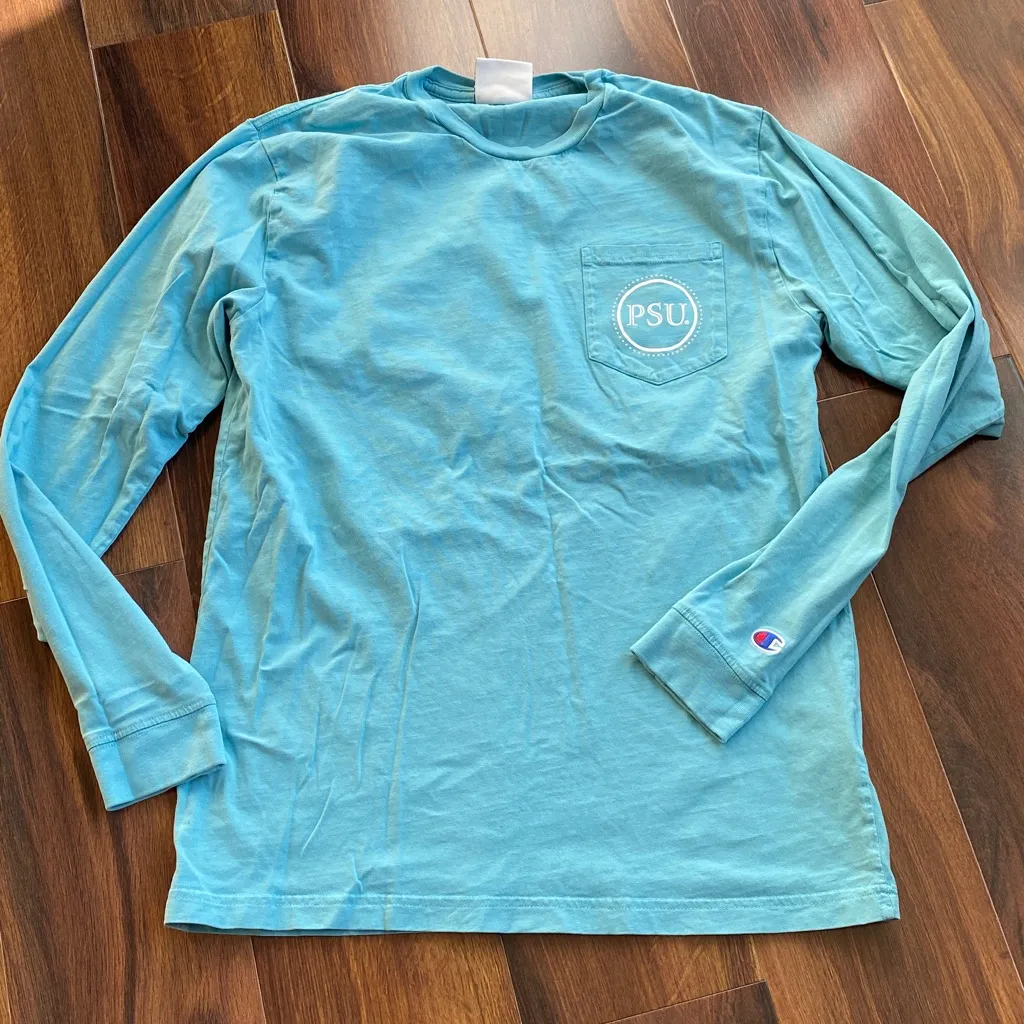 Champion Penn State Nittany Lions Long Sleeve 100% Cotton Shirt - Image 3