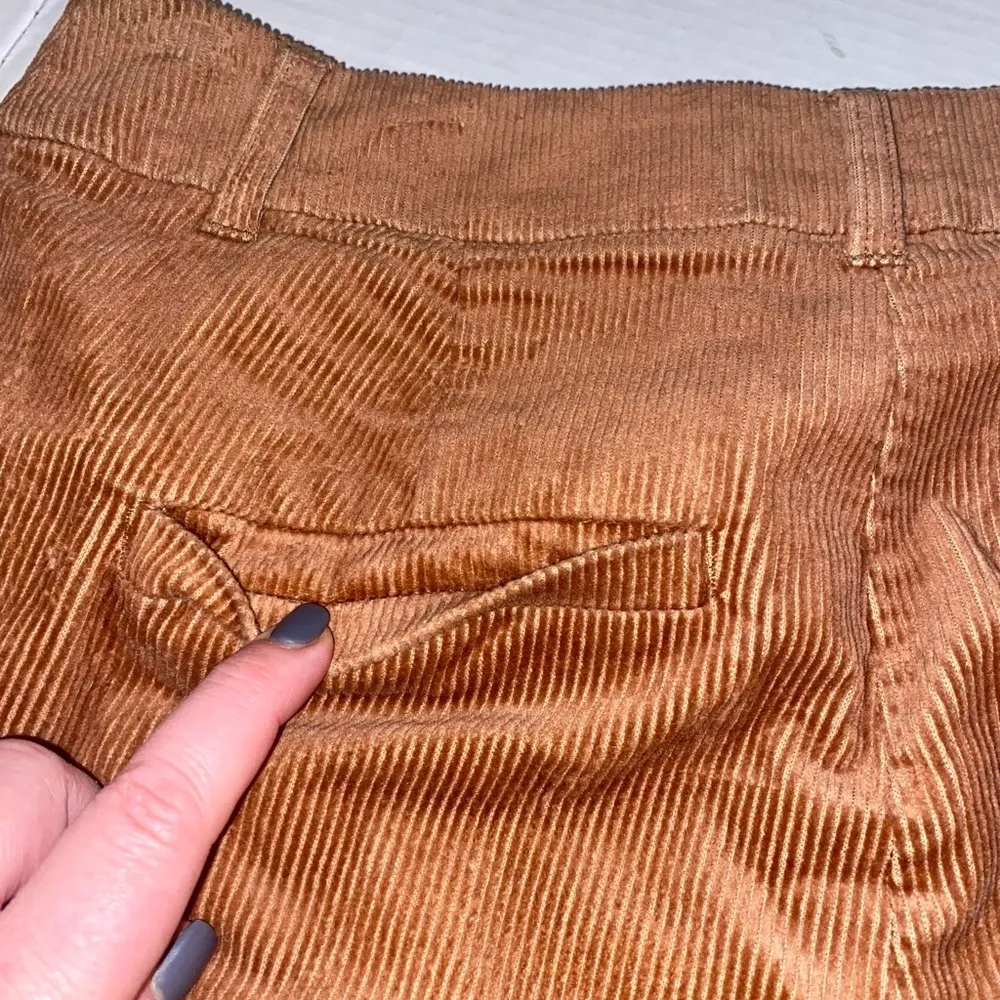 Boden High Rise Flared Corduroy Pant in Spiced Latte Brown 10L Size 10 - Image 8