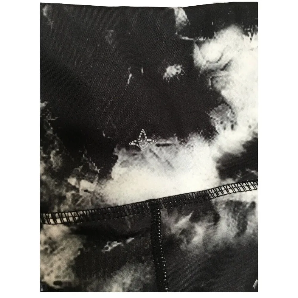 New S.O.I. Collection Tie Dye Leggings Cell Pocket High Rise Support Black M Size M - Image 5