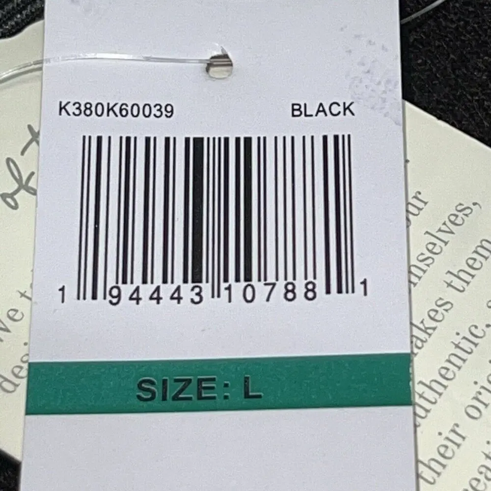 B.O.G. Band Of The Free RENEE Black RIBBED‎ PENCIL SKIRT Women Large Side Slit - Image 9