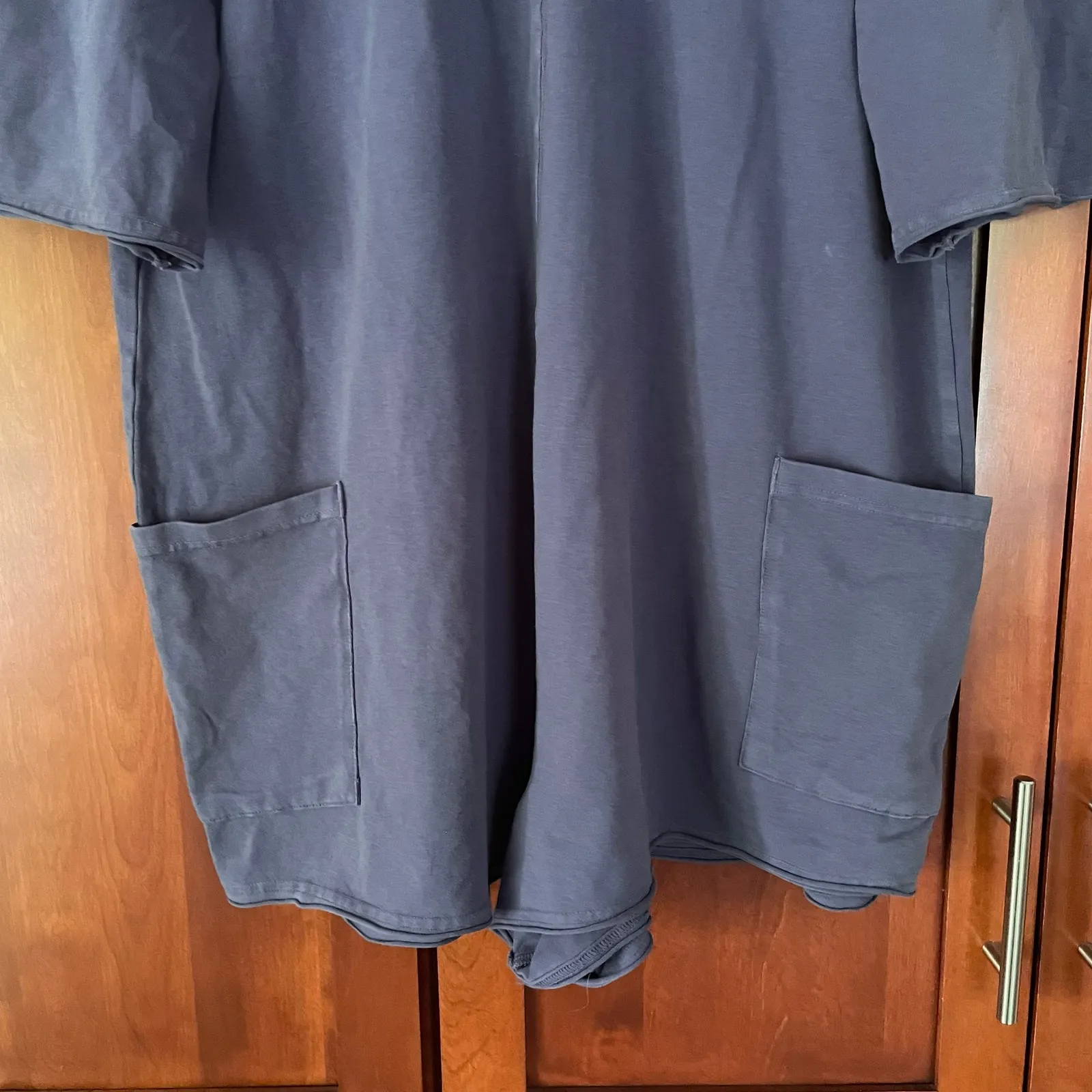 Free People Movement Hot Shot Tee Romper Blue Indigo Size Medium - Image 6