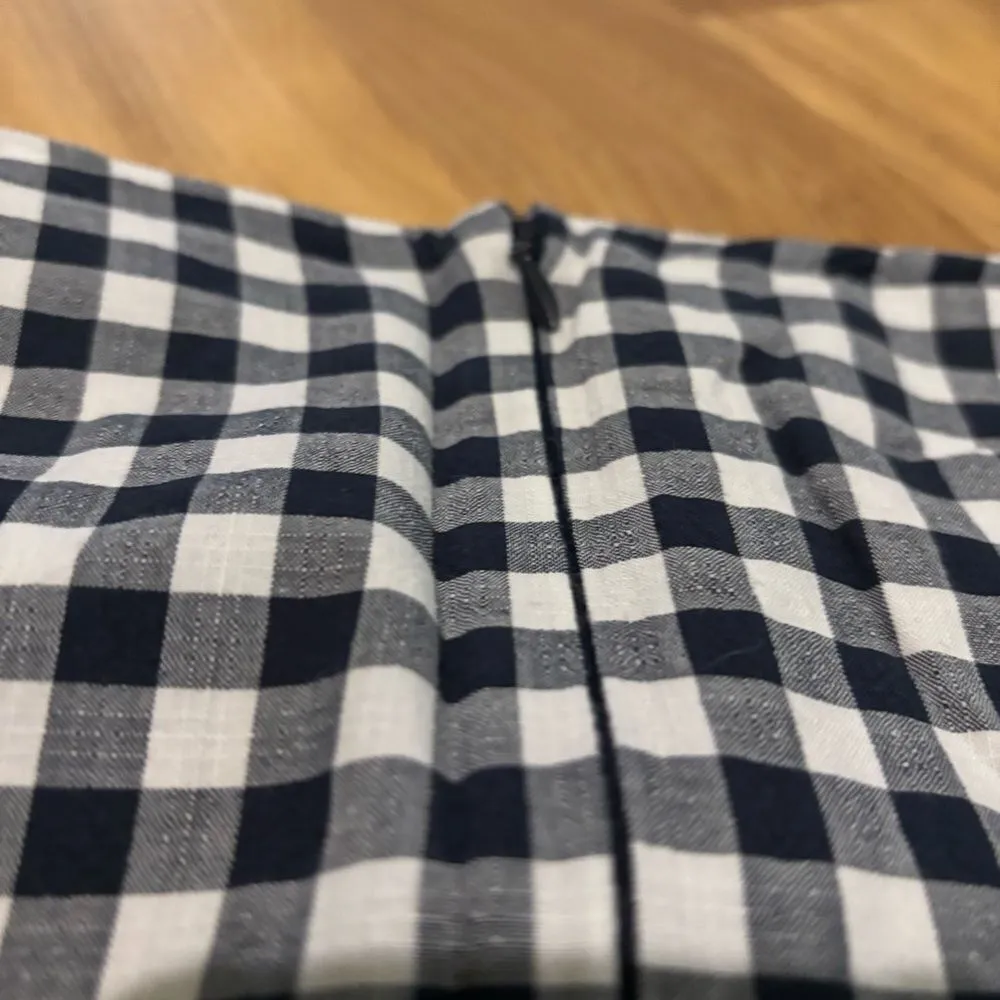 Loft Gingham Checkered Tied Wrap Skirt 4 - Image 6