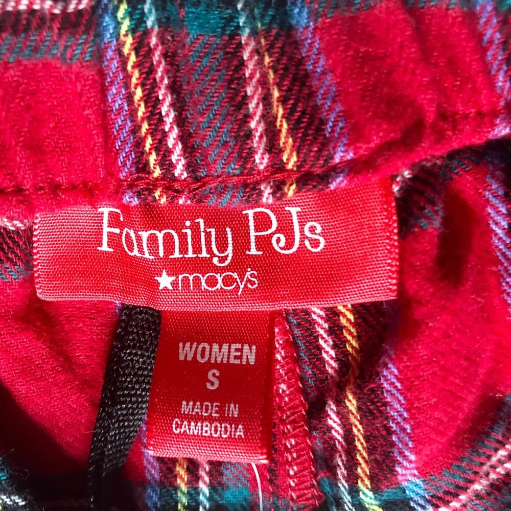 Holiday Family PJs Red and Green Brinkley Plaid Pants - Image 6