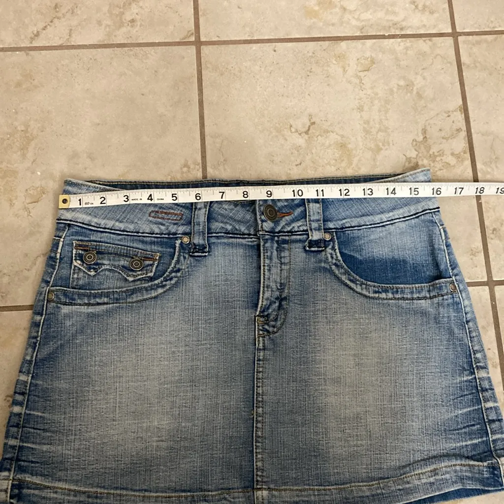 Hydraulic Y2K Denim Mini Skirt - Image 6