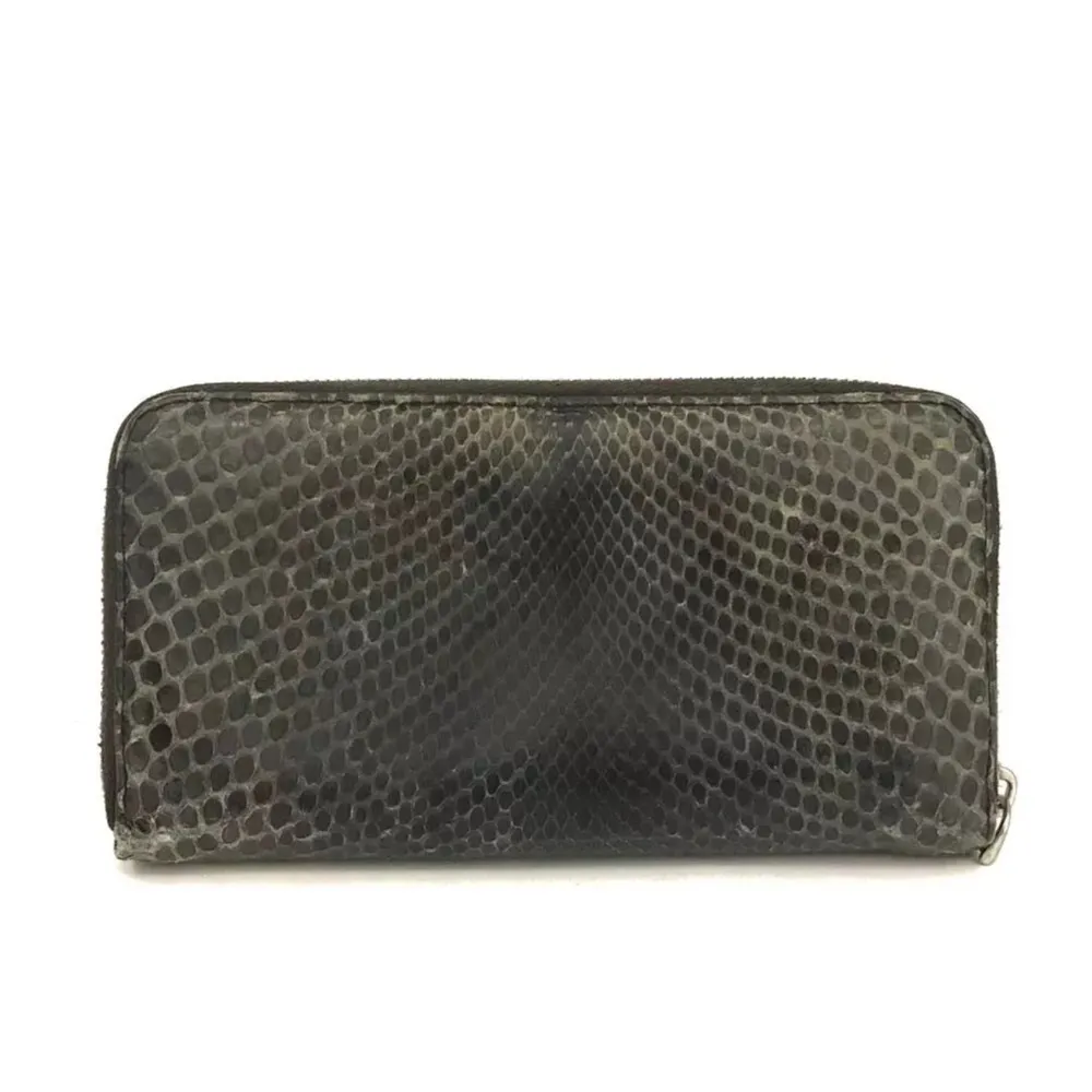 Fendi Black and Silver Monster Snake Wallet - Image 4