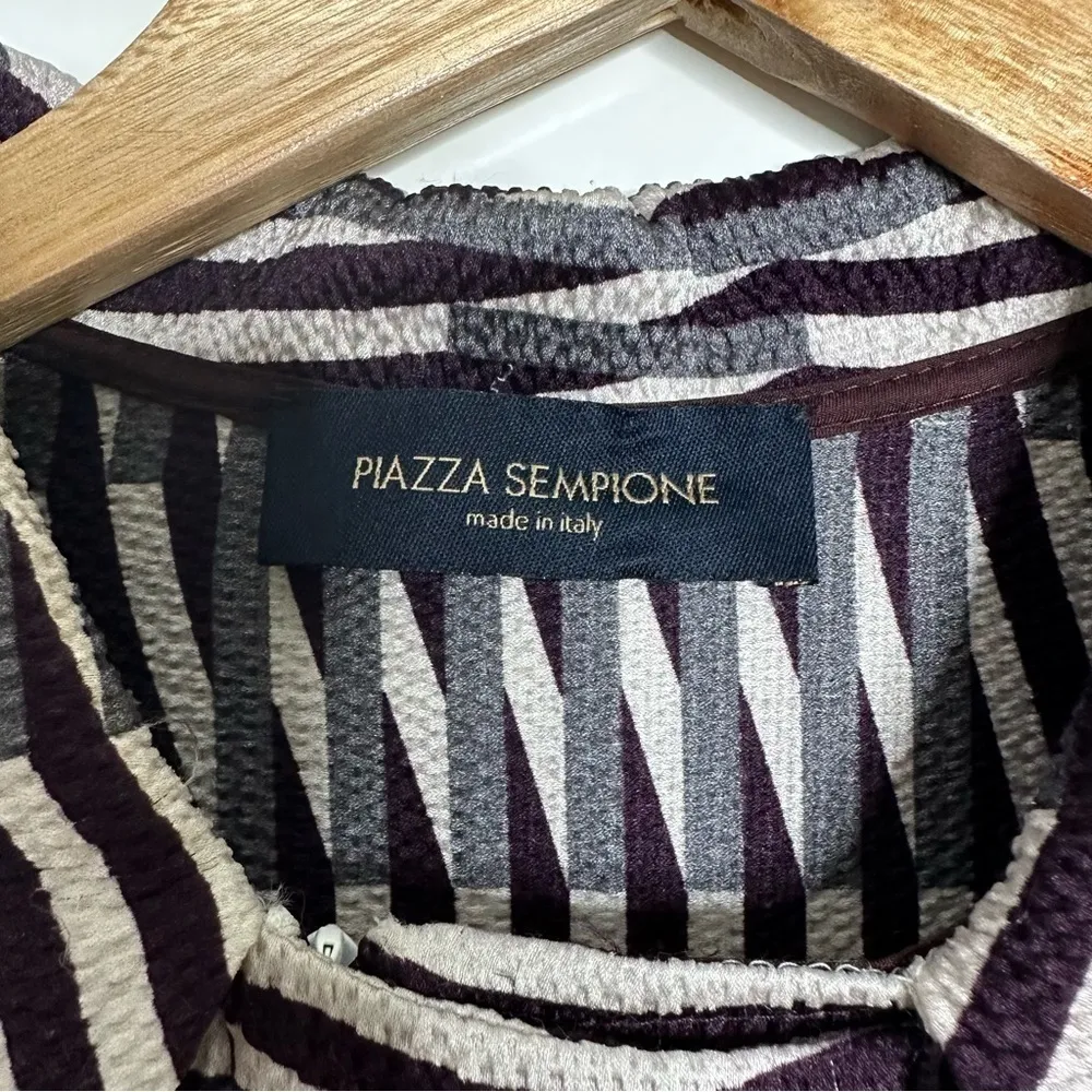 Piazza Sempione Wool Blend Long Sleeve Dress Size EU 40 - Image 8