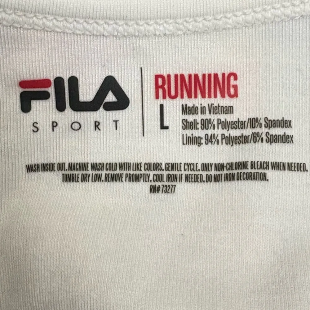 Fila Sport Mutlicolor Geometric Print Lightly Padded Sports Running Bra | Large - Image 6