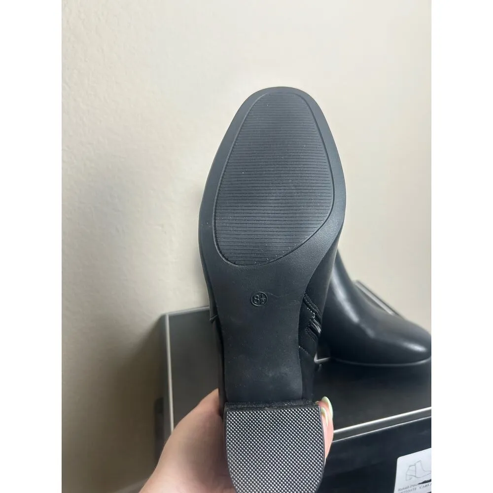 NEW MIA Carla Booties Women’s Size 8.5 Boots Black Chunky Heel Fall Winter - Image 12