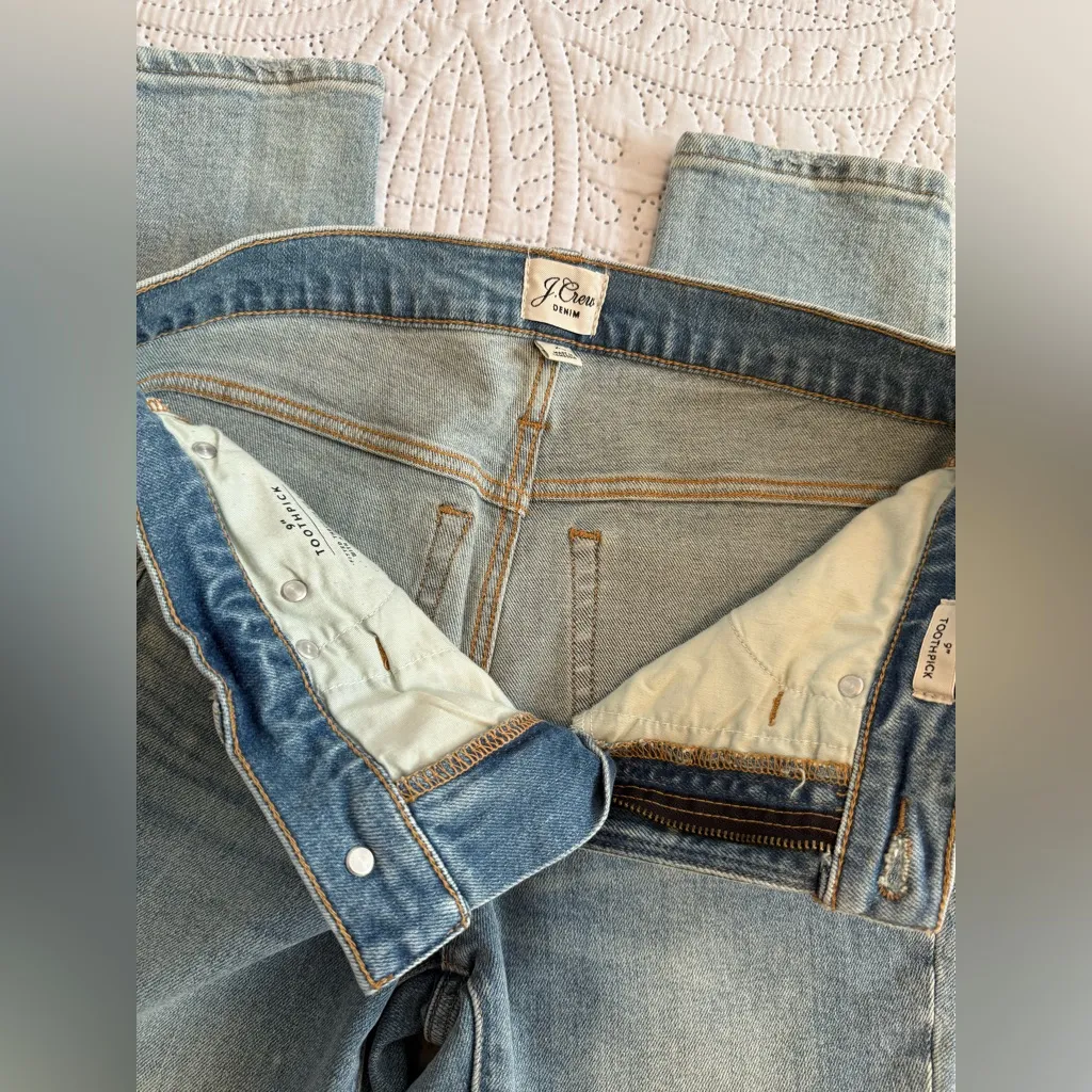 J. Crew Blue Skinny Jeans Classic Style - Image 6