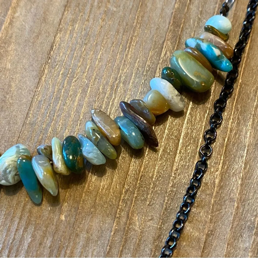 Multi Strand Necklace Handcrafted - Image 2