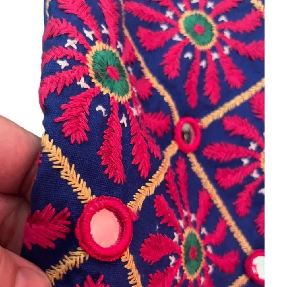 Cotton embroidered boho gypsy style bag Multiple - Image 3