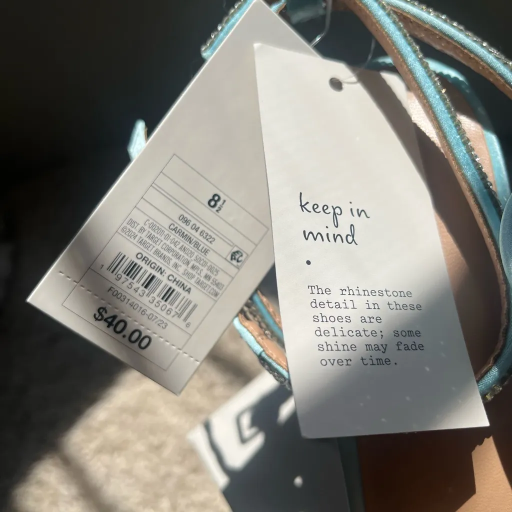 A New Day Women's Satin Heels with Rhinestone Bow - Image 5