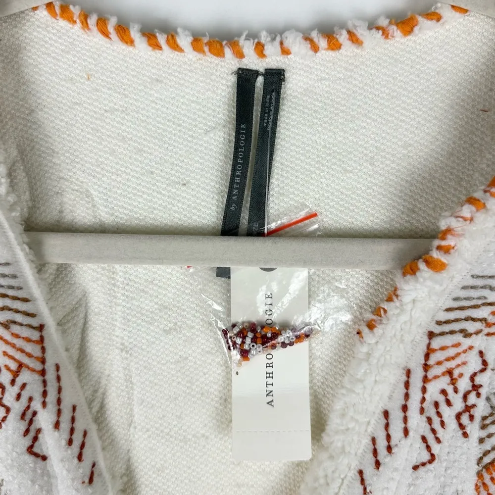 By Anthropologie Embroidered Sherpa Vest - Image 6