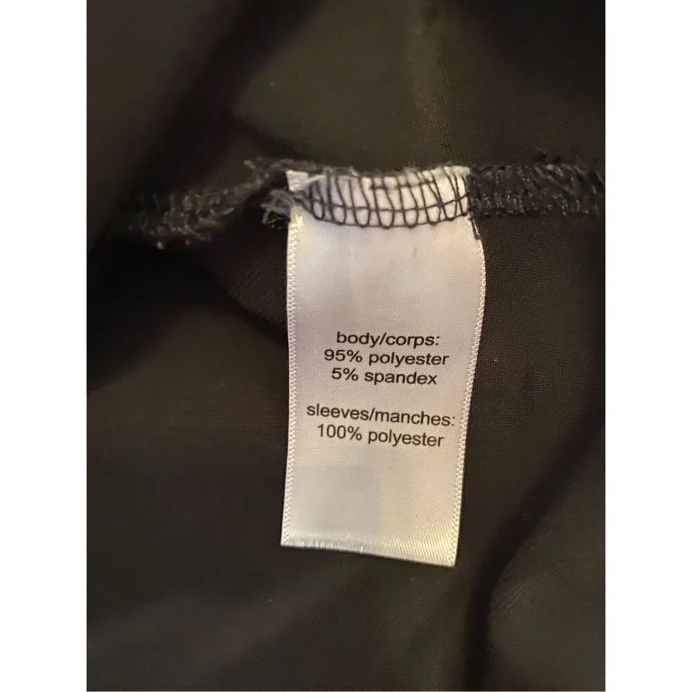 Maurices Sheer Long Sleeve Blouse Floral Formal Career Workwear - Image 6