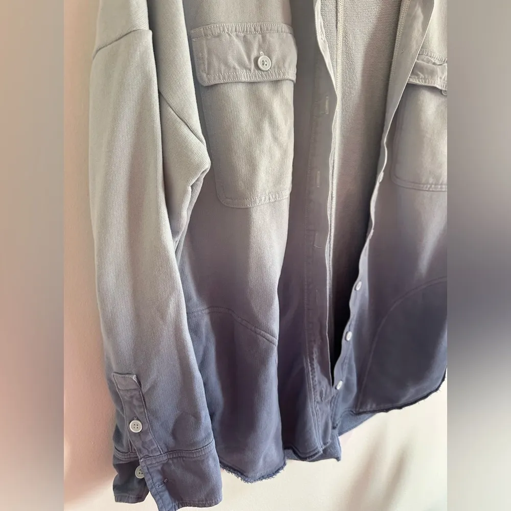 Offline by Aerie Blue tiedye shacket XS - Image 4