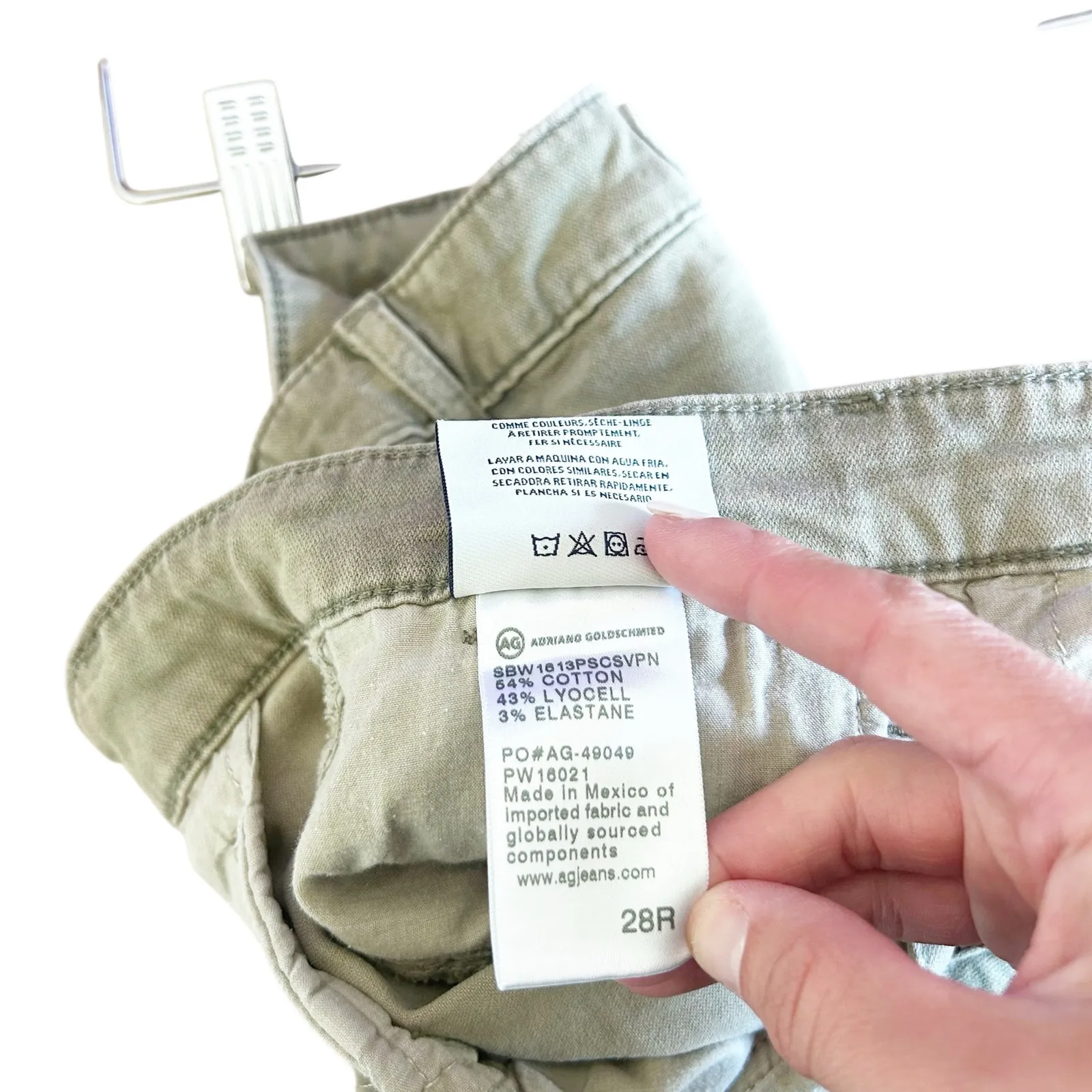 AG Adriano Goldschmied The Caden Camo Pants Sz 28 - Image 4