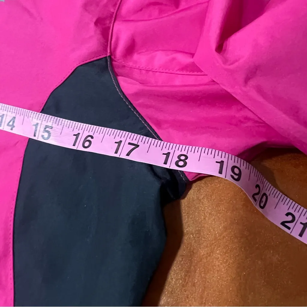 Pearl Izumi Pink Black Women's cycling lightweight full zip Jacket small - Image 12