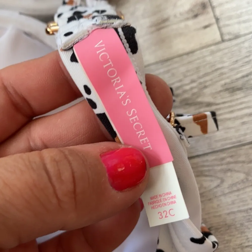 Victoria’s Secret bikini 32 C‎ leopard padded top - Image 5