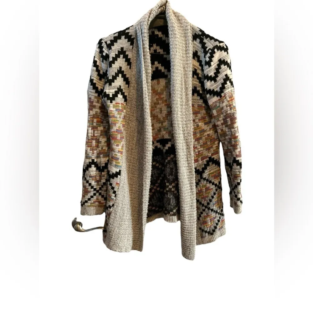 Charlieb M made in Italy‎ multicolor shawl type sweater White Size M - Image 3