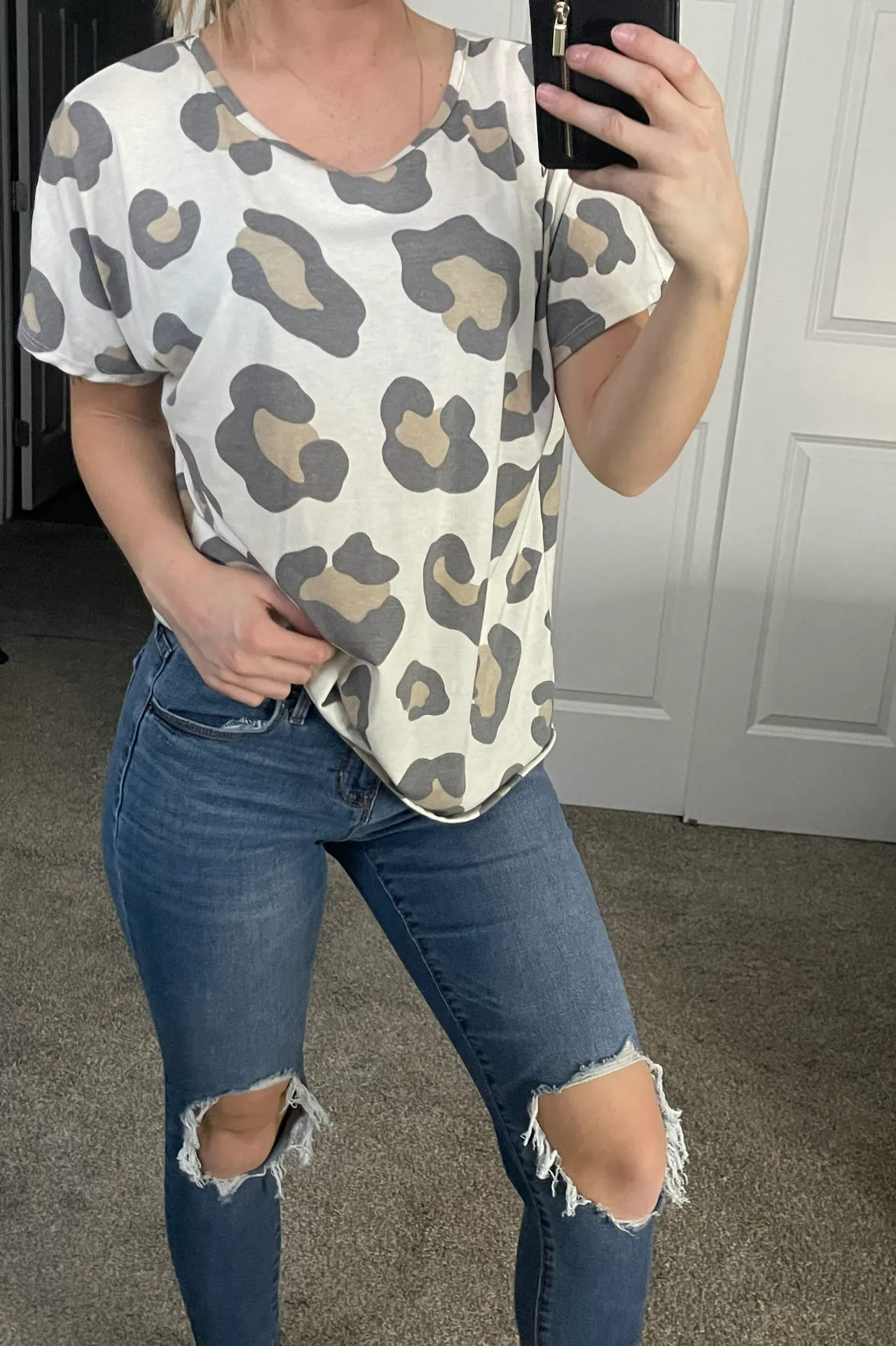 Boutique Leopard Top Multi - Image 2