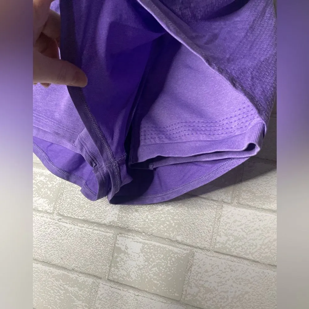 Gymshark Purple Vital Seamless 2.0 2-IN-1 Shorts Size Small - Image 4