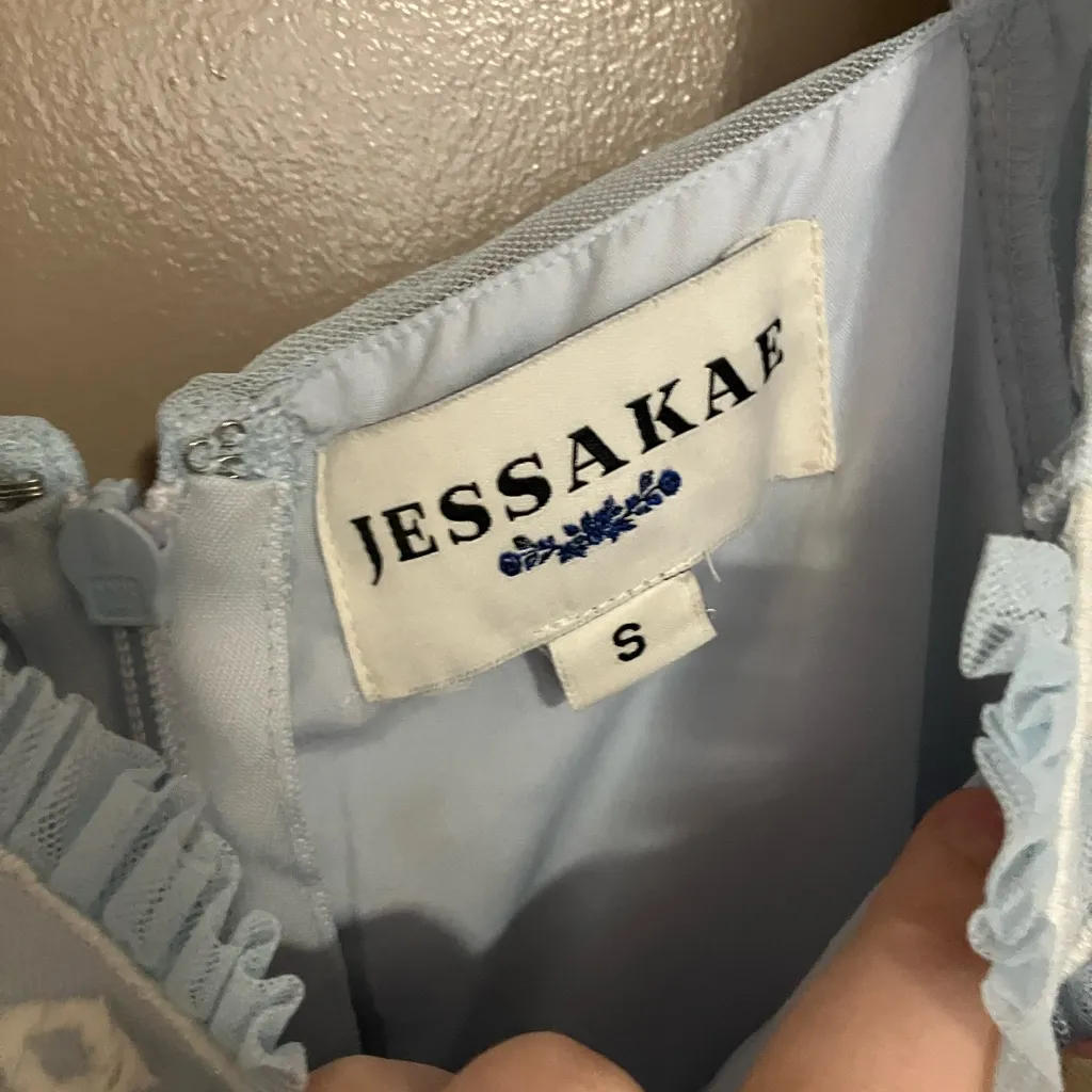 JessaKae Seraphina Dress Size Small Blue - Image 5