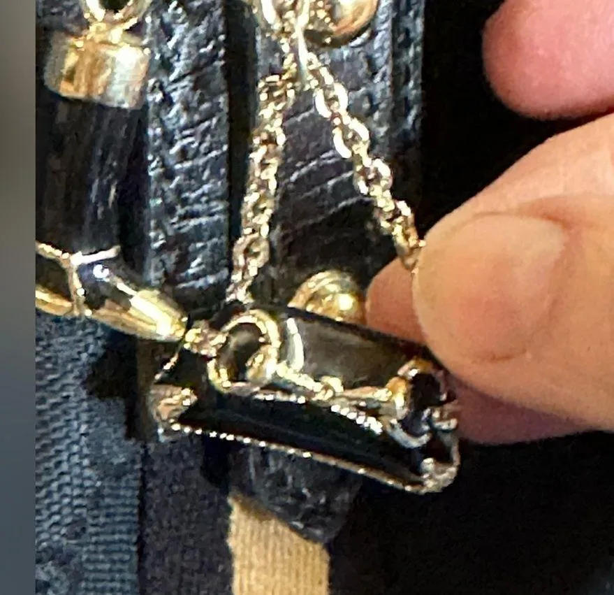 Gucci Authentic Black & Beige GG Web Monogram Canvas Joliecoeur Tote w/ COA - Image 11