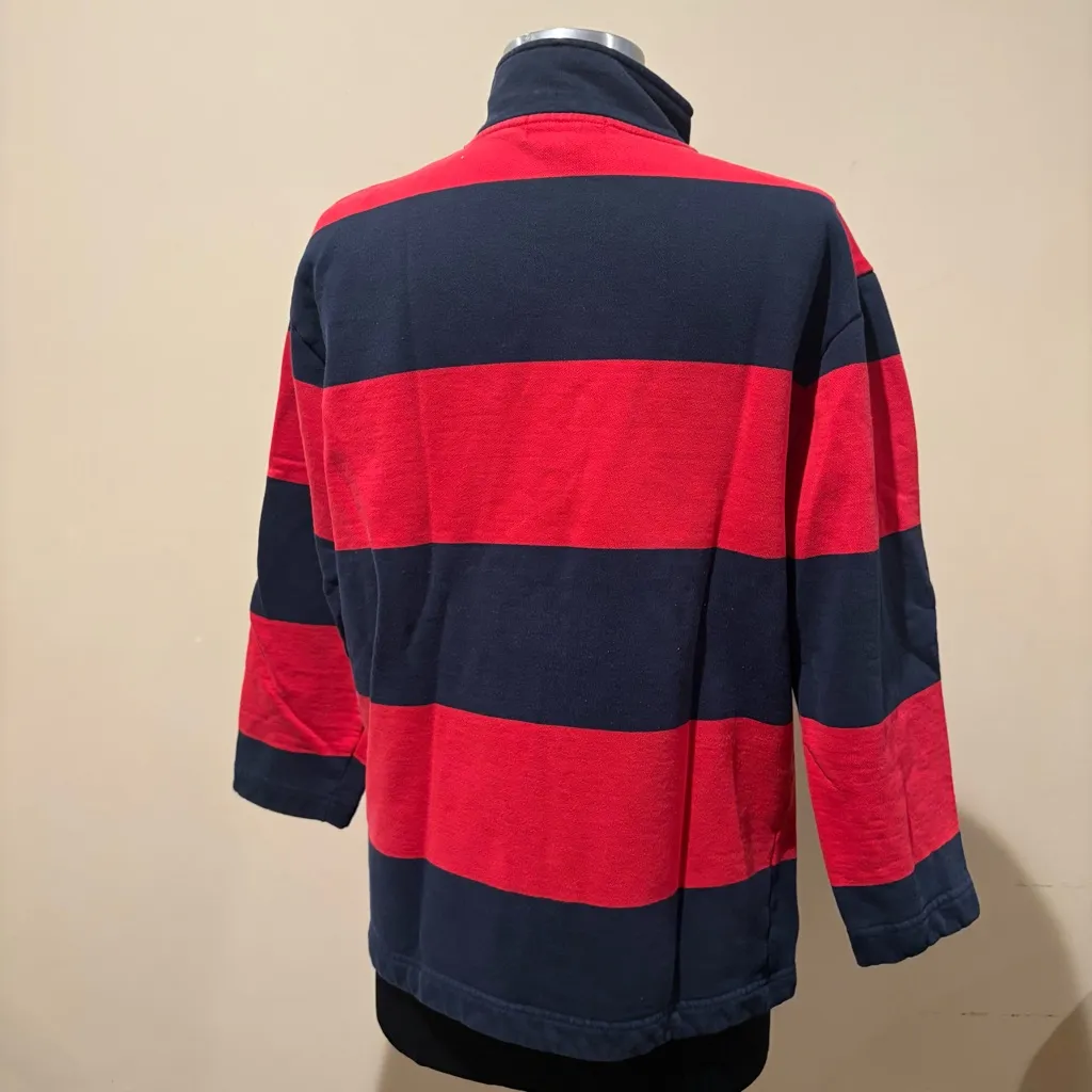 VTG Lauren Ralph Lauren  Anchor Crest 1/4 Zip Sailing Nautical Sz S - Image 5