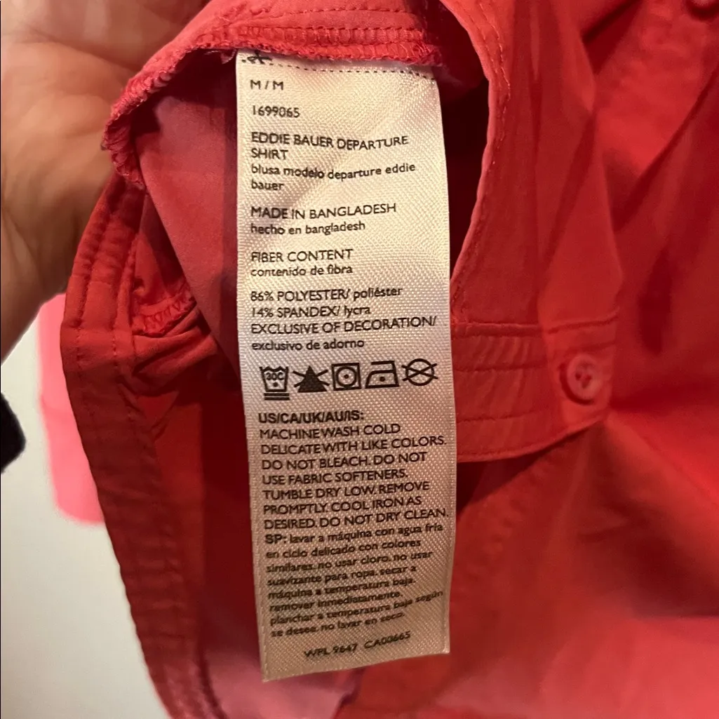 Eddie Bauer Women's Departure Stretch Moisture Wicking Long Sleeve Shirt UPF 50 - Image 9