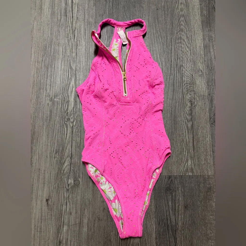 LoveShackFancy x Hurley Zip Front One Piece - Image 3