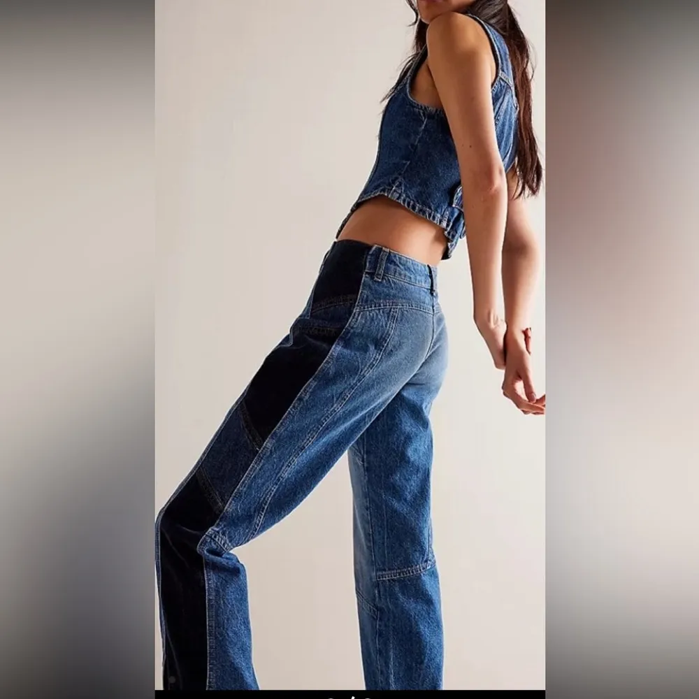 We The Free Moonlit Moto Slim Boot Jean. Size 32 - Image 2