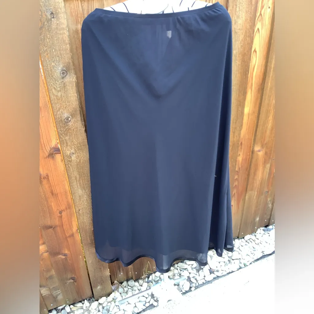 Dressy midi skirt 💖 Black Size XL - Image 9