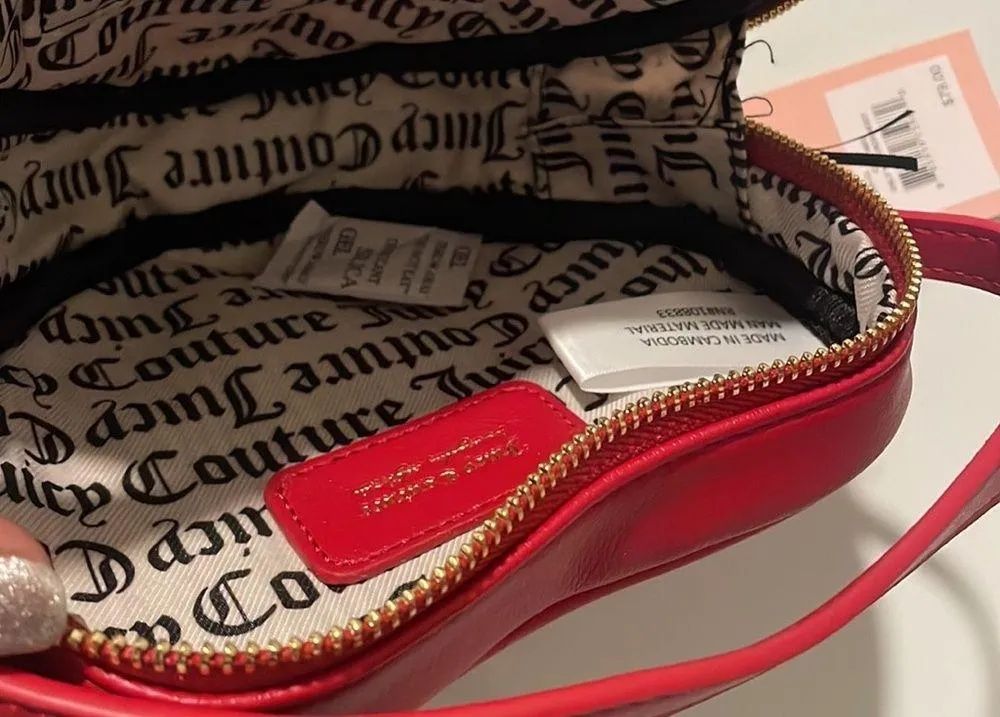 Juicy Couture bag Cool Red Heart Shaped Only You Crossbody New size small - Image 11