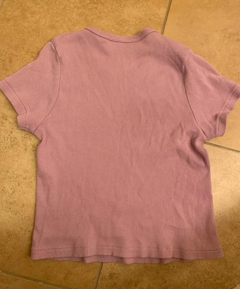 John Galt PacSun x  lavender ribbed top - Image 4