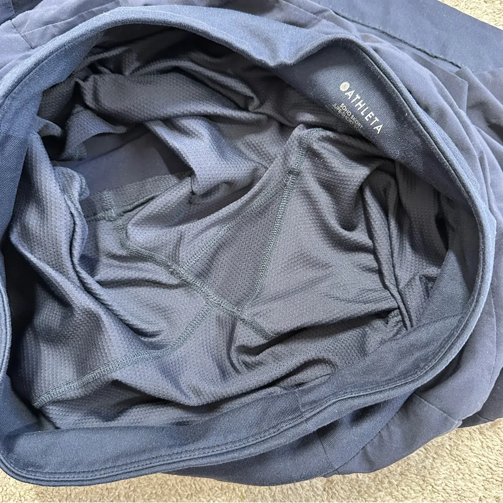 Athleta Women’s Soho Skort Skirt Pull On Mid Rise Outdoor UPF 50+ in Navy 10 - Image 10