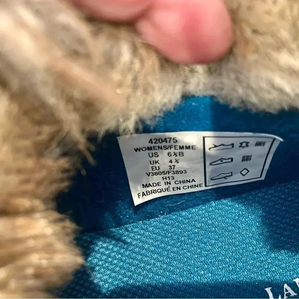 Lands End 420475 Powder Belle Teal Suede Shoe 6.5 - Image 9