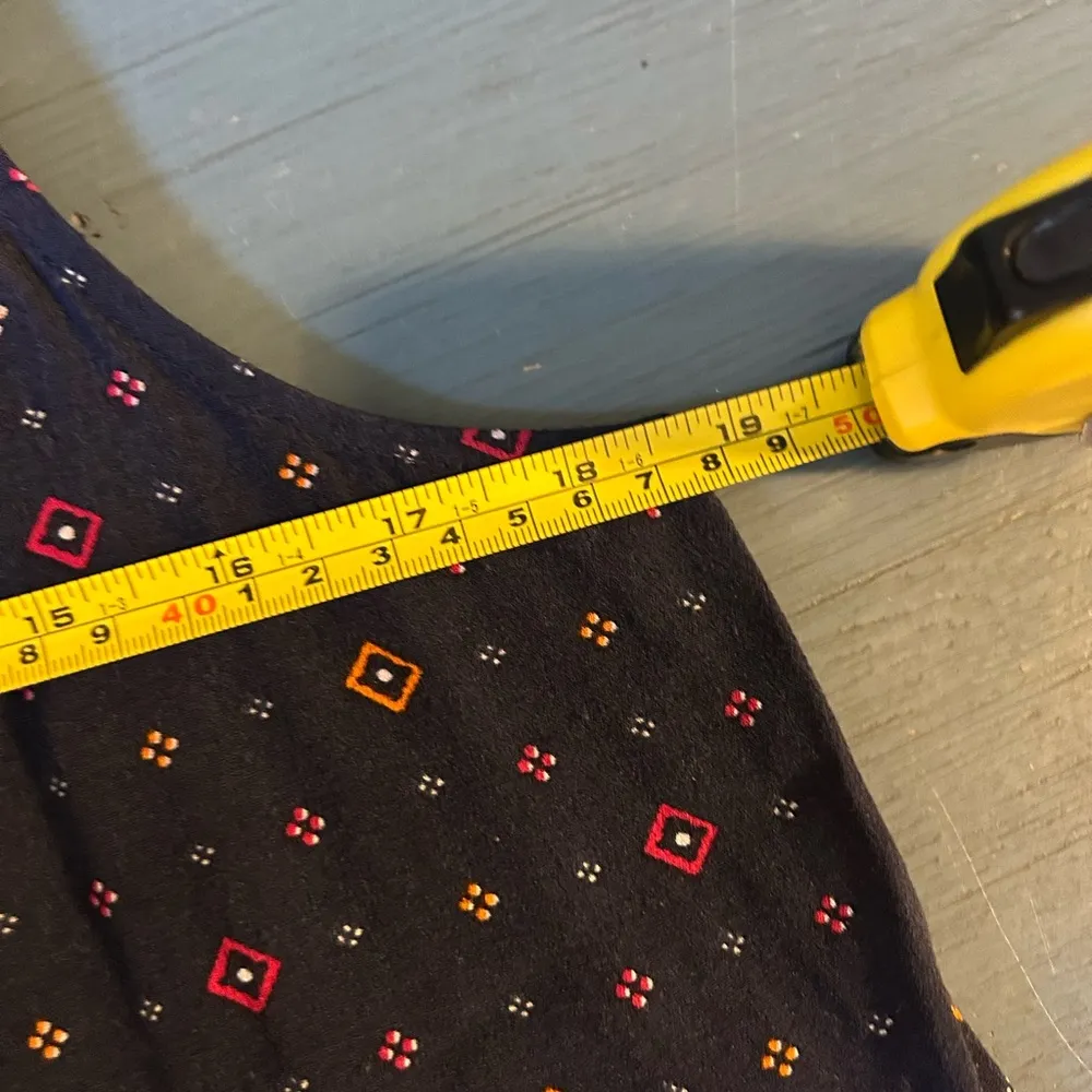 GAP Navy Print Drop Waist Dress, Size Small - Image 10