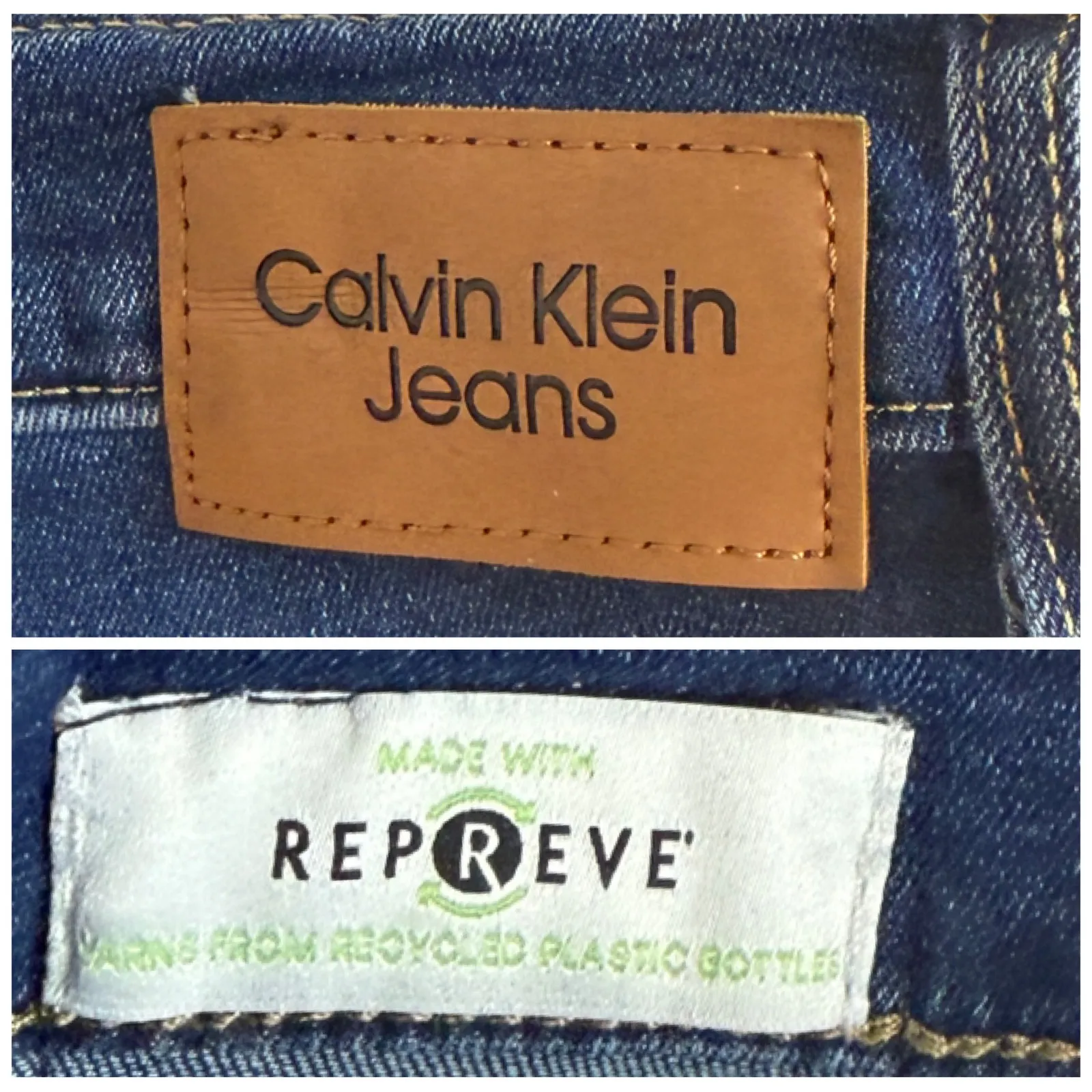 Calvin Klein Jean High Rise Skinny Ankle Stretch Denim Dark Wash Women’s Size 12 - Image 5