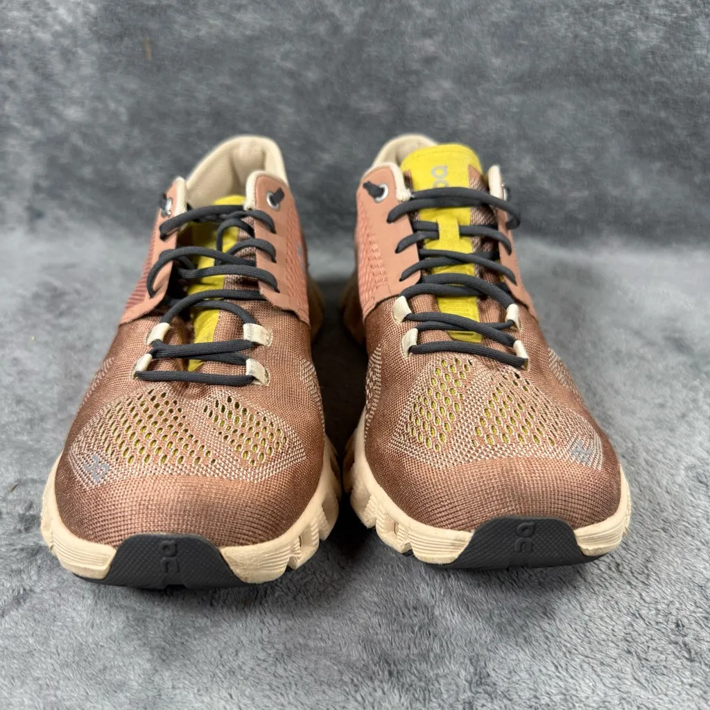 Women’s 8 On Running Cloud X 2 Mocha Sand Running Training Workout Everyday Brown - Image 3