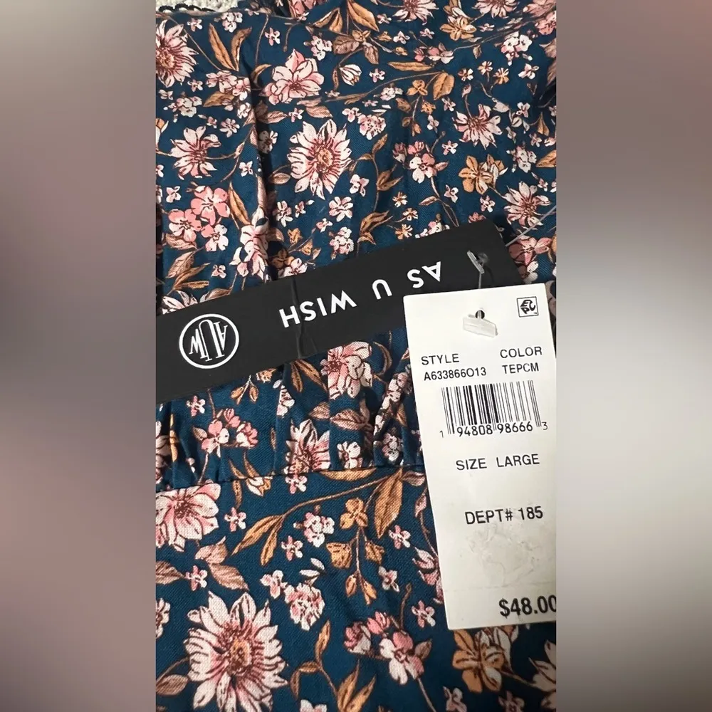 As U Wish Floral Print Midi dress - Image 6