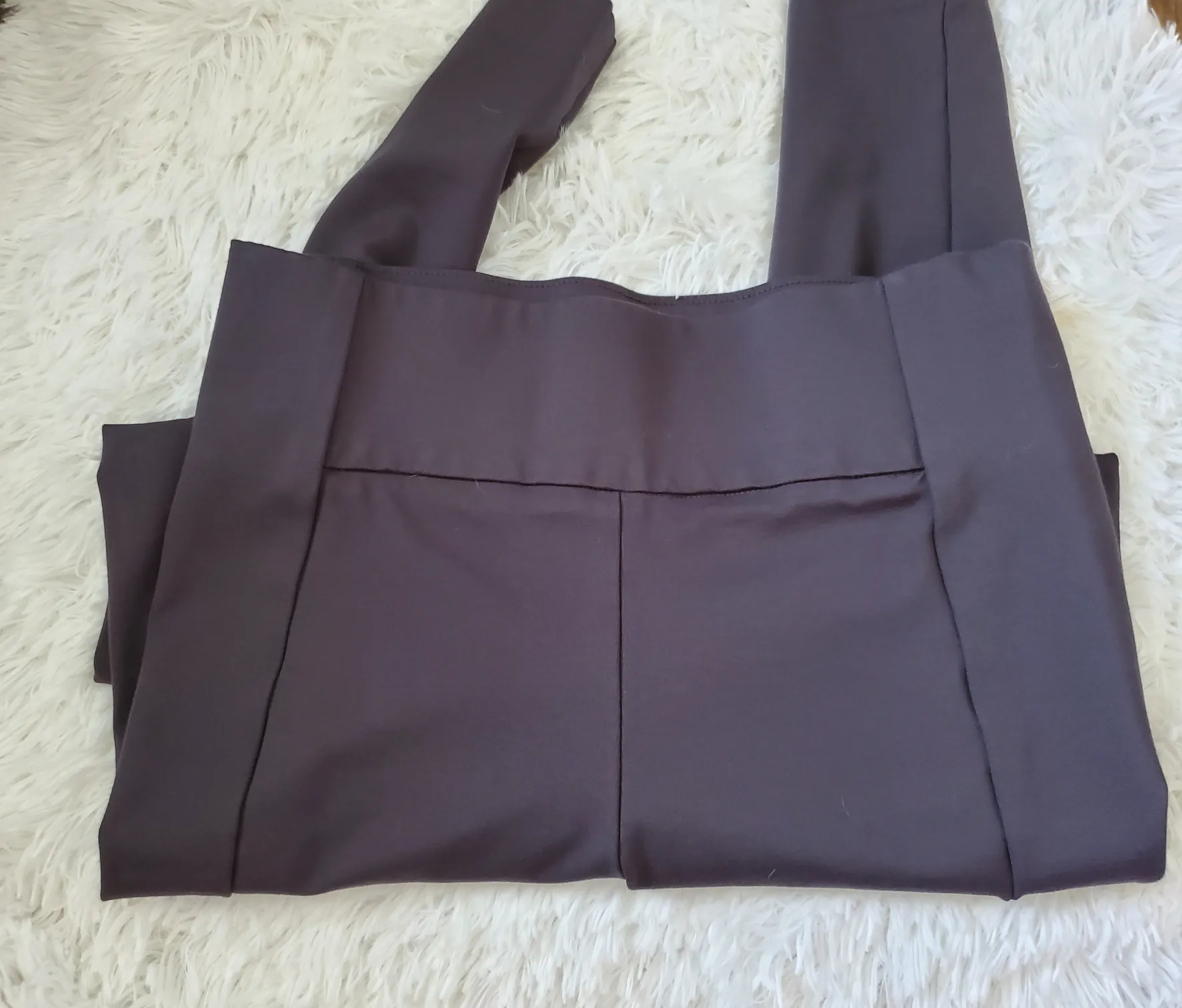 H&M High Waist Dark Gray Pants - Image 6