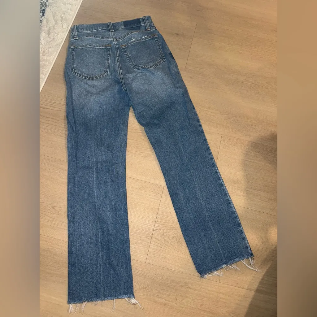 Abercrombie & Fitch Ankle Straight Leg Jeans ultra high rise - Image 4