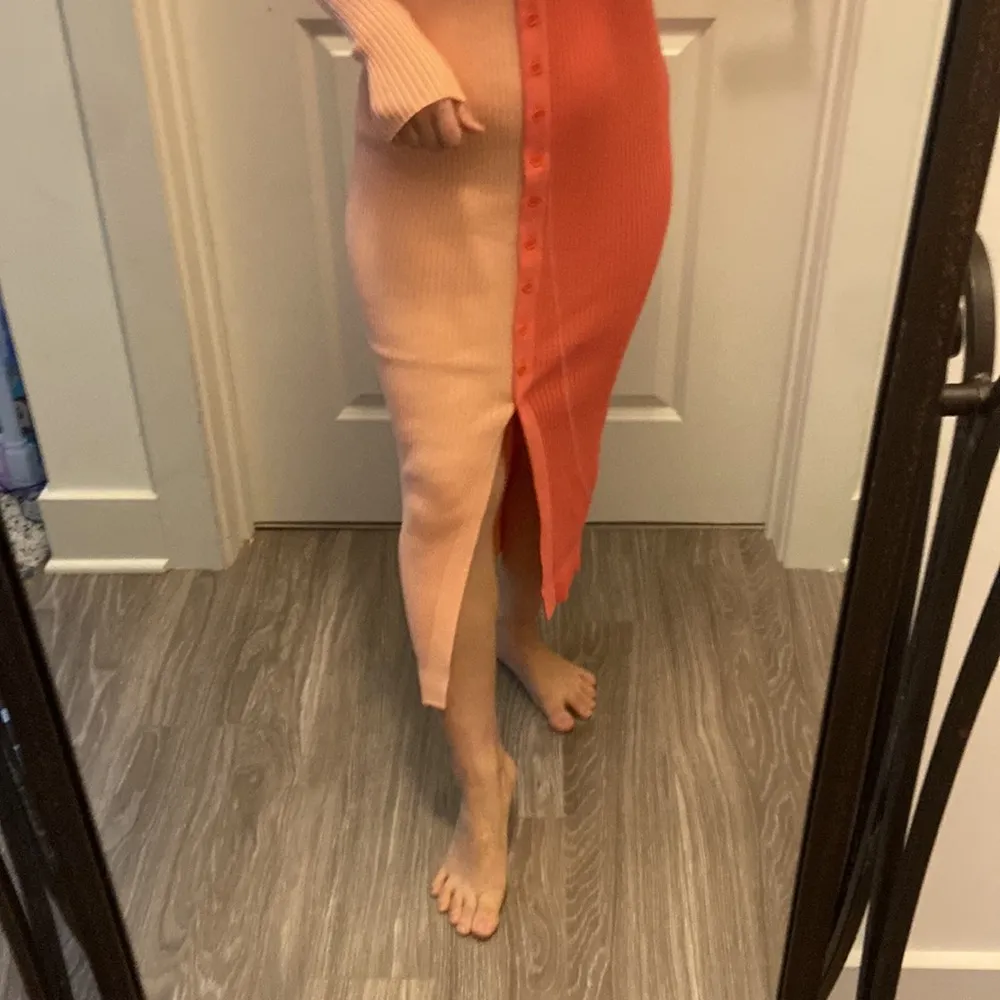 STAUD half and half sweater dress. S - Image 8