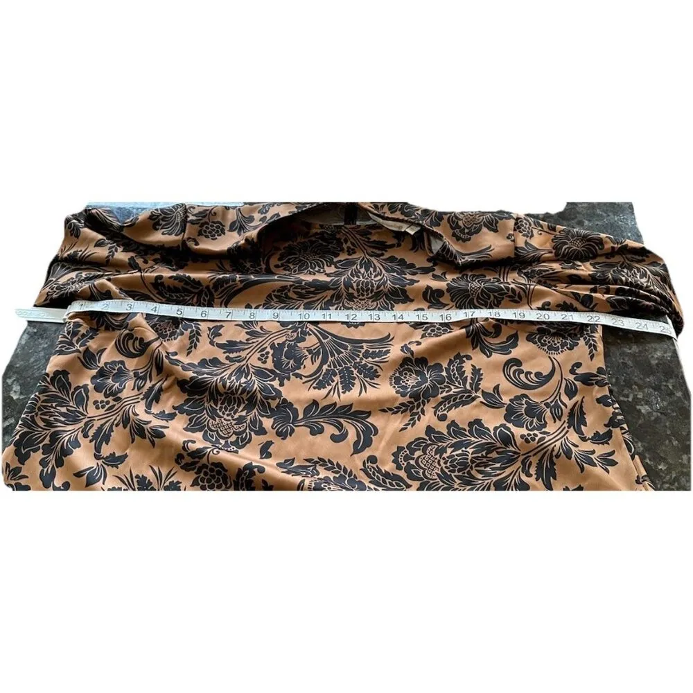 Soft Surroundings Two Piece Skirt Set Sz L Floral Damask Print Boho Whimsigoth - Image 12