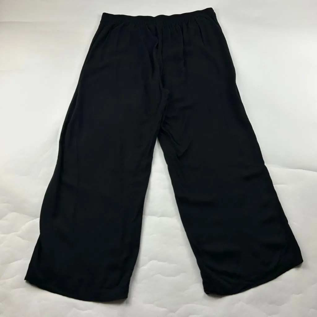 Old Navy Black Challis Wide Leg Pant XL - Image 6