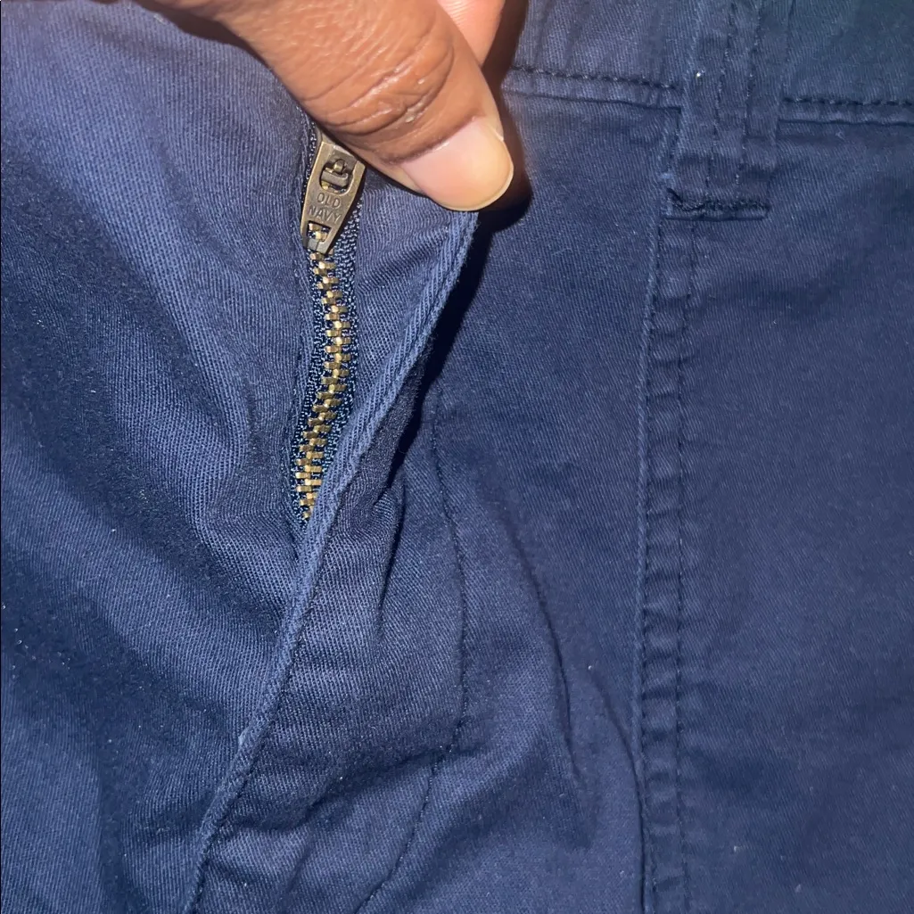 NEW Old Navy OG Chino Women's High Waist Navy Blue Shorts size Medium - Image 6