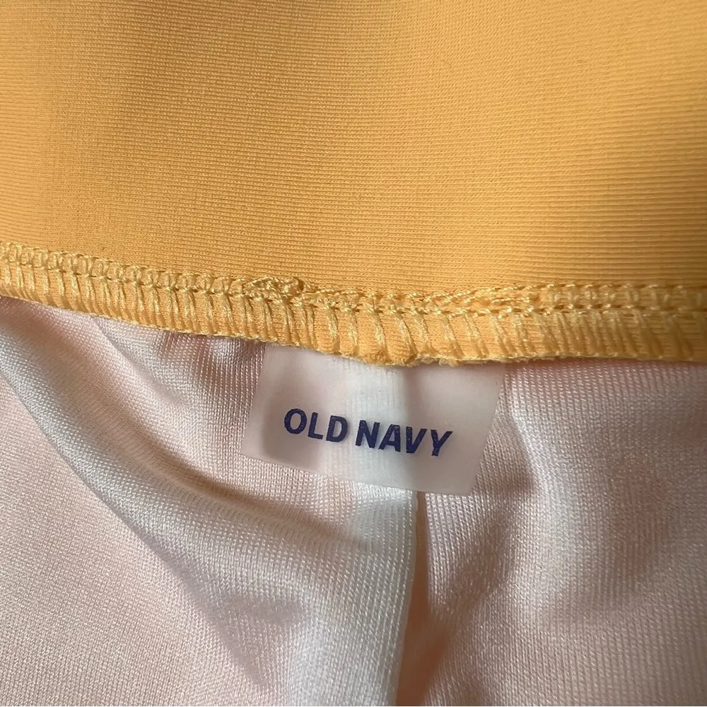 NWT Old Navy Plus Neon Orange High Rise Biker Shorts - Image 7