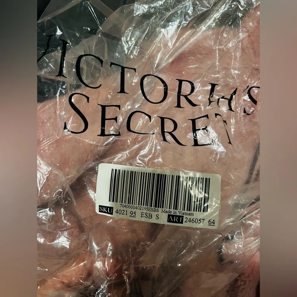 Victoria's Secret PINK Teddy Half Zip Pullover Hoodie pink color size  S - Image 7