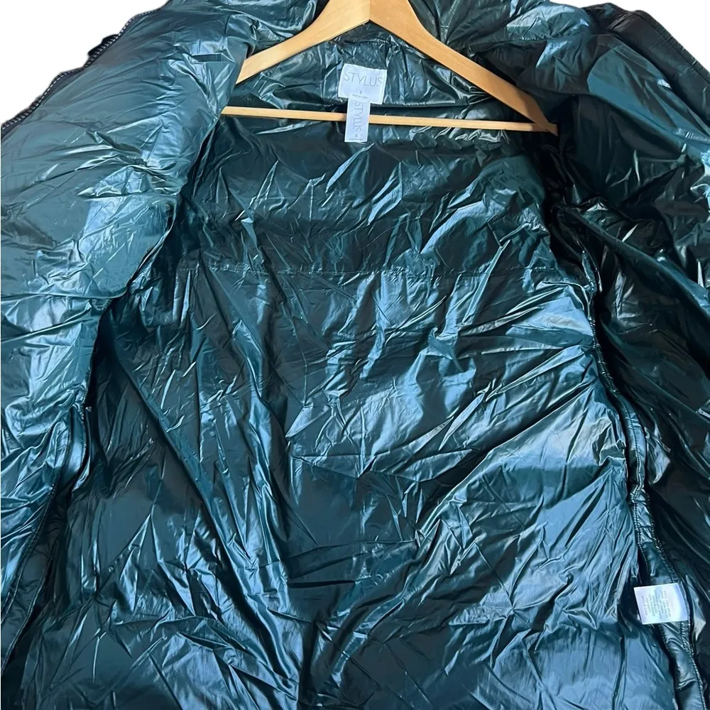 STYLUS Emerald Green Gables Down Puffer Coat - Image 14