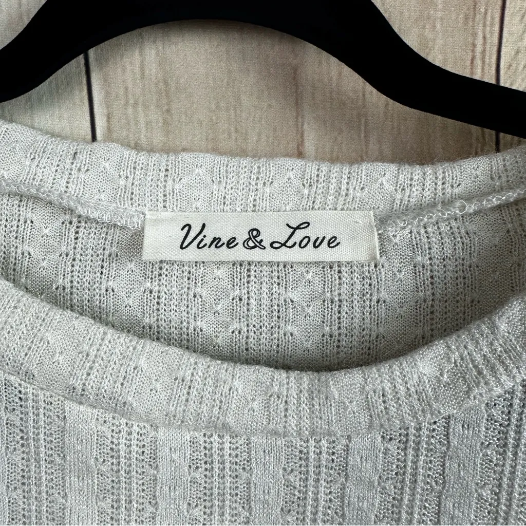 Vine & Love Textured Knit Leopard Tie Dye Shirt - Image 2